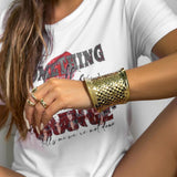 Wide Lattice Cuff Bracelet for Women Africa Chunky Bangles Jewelry