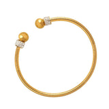 316L Stainless Steel Charm Bracelet Chain Link Braided Cuff Bangle