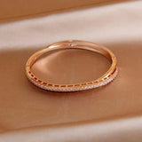 Crystal Open Bangle Bracelets for Women