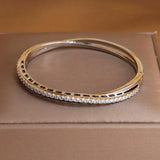 Crystal Open Bangle Bracelets for Women