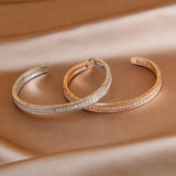 Classic Crystal Style Open Bangles & Bracelets for Women