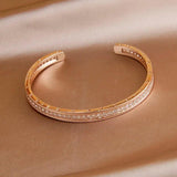 Classic Crystal Style Open Bangles & Bracelets for Women