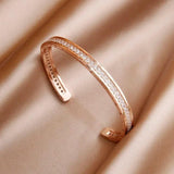 Classic Crystal Style Open Bangles & Bracelets for Women