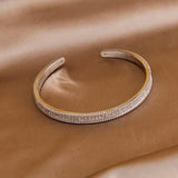 Crystal Open Bangle Bracelets, French Style Bangles