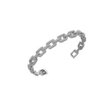 Crystal Hollow Geometric Bangles Bracelets Women Jewelry