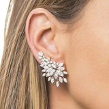 Dazzling CZ Stone Stud Earrings for Women