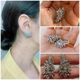Dazzling CZ Stone Stud Earrings for Women