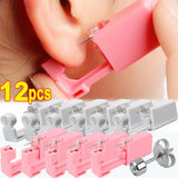Safety Ear Piercing Gun Kit Disposable Disinfect Safety Earring Piercer Machine