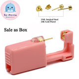 6PCS 24K Plating DolphinMishu Piercing Gun with Stud