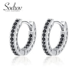 SODROV Zircon Hoop Earring Classic Gothic Women's Accessories