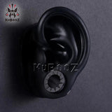 Wood Patterned Hollow Pulley Ear Expanders Plugs Gauges Body Piercing Jewelry