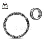Stainless Steel Screw Gauges Stretchers Earrings 2PCS