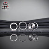 Stainless Steel Screw Gauges Stretchers Earrings 2PCS