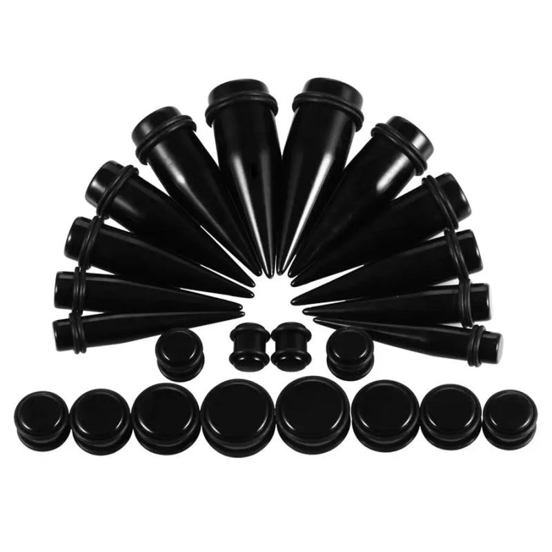 24pcs Large Size Ear Gauge Kit Acrylic Taper Plug Tunnel Set 10mm-20mm