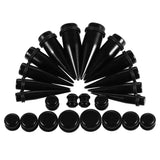 24pcs Large Size Ear Gauge Kit Acrylic Taper Plug Tunnel Set 10mm-20mm