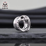 Stainless Steel Skull Expander Gauges Earrings 2PCS