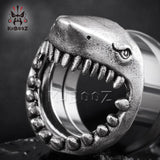 Shark Gauges Stainless Steel Ear Tunnels Plugs Expander Piercing Body Jewelry