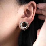 2 PCS Stainless Steel Plugs Expander 8mm-25mm Ear Gauges Earrings