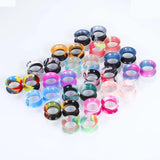 1Pc Silicone Ear Gauges Tunnels Hollow Plugs Earring Stretcher