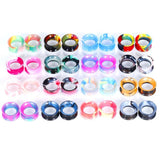 1Pc Silicone Ear Gauges Tunnels Hollow Plugs Earring Stretcher