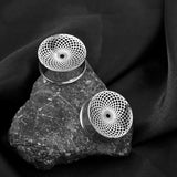2PCS Hollow Ear Gauges Plugs Tunnels 316 Stainless Steel Piercing Women Body Jew