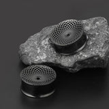 2PCS Hollow Ear Gauges Plugs Tunnels 316 Stainless Steel Piercing Women Body Jew
