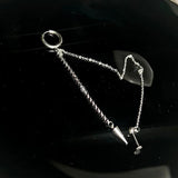 1PC Stainless Steel Lip Piercing with Chain Linked Earring