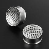 2PCS Classy Stainless Steel Ear Tunnels 8mm-25mm Gauges