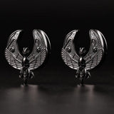 Doearko 2PCS Moth Saddle Ear Gauges 316 Stainless Steel Plugs Piercing