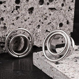 Vankula Stainless Steel Ear Gauges Tunnels Piercing Expander Body Jewelry