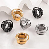Vankula Stainless Steel Ear Gauges Tunnels Piercing Expander Body Jewelry