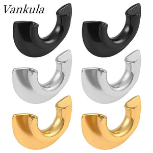 2pcs 10-25mm Semicircle Saddle Ear Tunnel Plug Piercing Expander