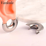2pcs 10-25mm Semicircle Saddle Ear Tunnel Plug Piercing Expander