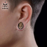 Stainless Steel Scarab Ear Tunnels Gauges Plugs Earrings Piercing 2PCS