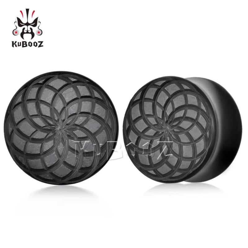 Wood Ear Expanders Plugs Gauges Piercing Earring Tunnels Stretcher 2PCS