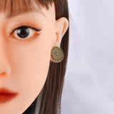 Giga 2PCS Vintage Stainless Steel Ear Plugs for Earlobe