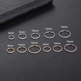 Titanium CZ Nose Ring Body Clip Hoop 16G