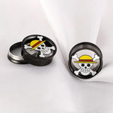 Stainless Steel Ear Gauges Plugs Skull Ear Hangers Tunnels Piercing