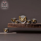 Stainless Steel Cat Ear Expanders Tunnels Plugs Body Piercing Jewelry