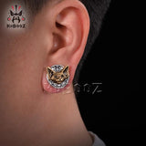 Stainless Steel Cat Ear Expanders Tunnels Plugs Body Piercing Jewelry