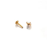 Titanium Stainless Steel Ear Cuff Piercing Stud Earrings