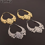 Vanku 2PC Stainless Steel Ear Hangers for Tunnels Lightweight Dangle Earr