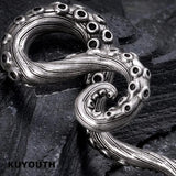 KUYOUTH Octopus Tentacle Ear Weight Hanger Gauges 8mm