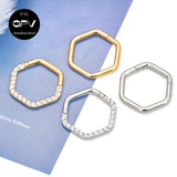 316L Medical Stainless Steel Rectangular Nose Ring Nasal Septum Piercing