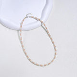 925 Sterling Silver Pearl Necklace For Women Jewelry On Neck Pearl Bead Choker