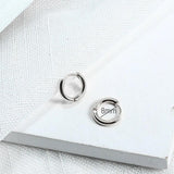 G23 Titanium Hoop Earrings 8-12mm Dangle Lightweight Hypoallergenic