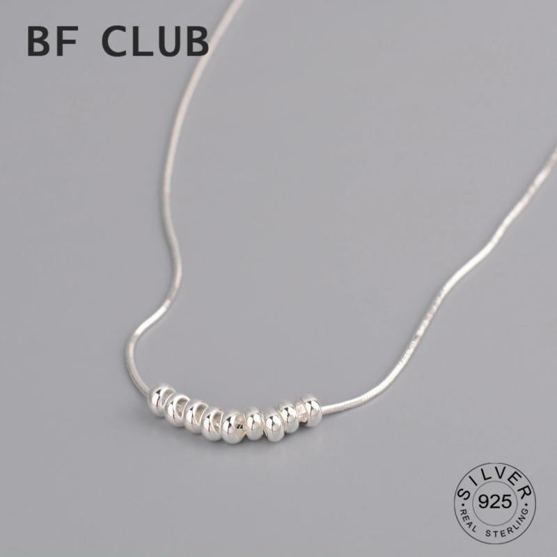 925 Silver Choker Necklace Ball Fine Jewelry Wedding Party Birthday Gift