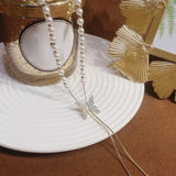 Big Pearl Bead Necklace Charm Romantic Clavicle Chain Wedding Party Jewelry