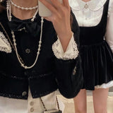 Long Pearl Necklace for Women Fake Pearls Dress Necklaces Sweater Chain