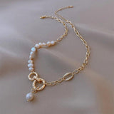 Baroque Freshwater Pearl 14K Filled Necklace Bridal Wedding Jewelry